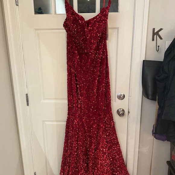 NWT Portia and Scarlett red sequin dress size 18 brand new tags on - Picture 8 of 10